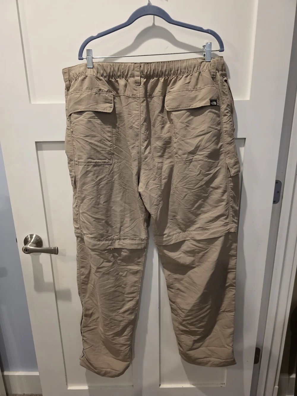 The North Face Paramount Peak Convertible Pants Men’s XXL Tan 39x32 Belt Flaw